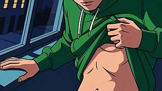 voyeur ai spies hot neighbor jerking off cartoon style