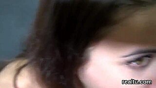 Adorable Czech teen gets teased then pounded in shop POV!