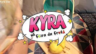 agatha ludovino spills on anal fruit fair secrets in sheer red