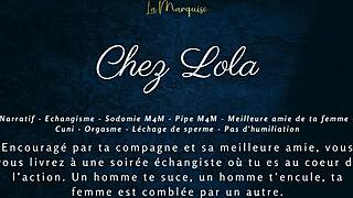 chez lola's swinging libertine scene with french audio narrative