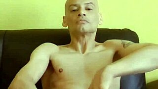 Skinny fuck doll teases cock roughly in solo shower play