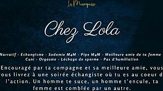 chez lola's swinging libertine scene with french audio narrative