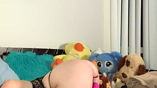 Laney Grey, ready to ride Brad Newman's cock on candid cam show?