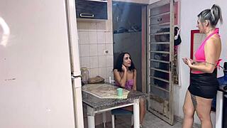 curious neighbor sneaks over late night craving intense pounding and licking since hubby neglects her