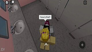 brazilian babe gets pounded hard by gringo in intense roblox session