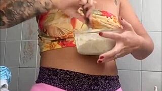 Flashing swollen area on live stream