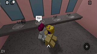 brazilian babe gets pounded hard by gringo in intense roblox session