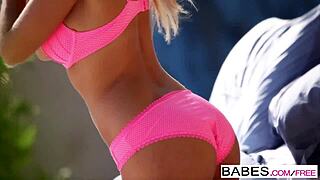 Pink Bikini Babes Dominate with Facesitting and Licking