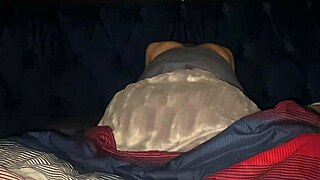 ebony bunny's huge ass bounces on dildo in first-time homemade anal ride