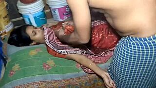 hot nude indian couple pounds away in super intense hardcore sex session