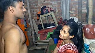 hot nude indian couple pounds away in super intense hardcore sex session