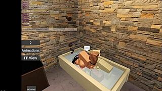 Exploring Roblox adventures with playful bunny character