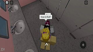 brazilian babe gets pounded hard by gringo in intense roblox session