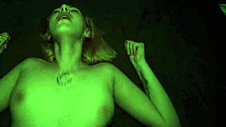 shaved tattooed redhead teen moans riding cock in quickie pov fuck