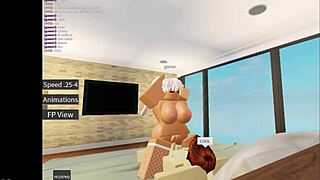 Exploring Roblox adventures with playful bunny character