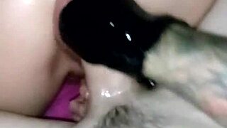 Watch me fist my wife's gaping nasty cunt