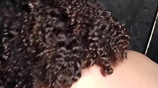 Young Shaved Pussy Whore Tries Glory Hole Big Cock