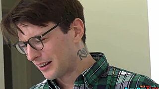 Hubby watches as his wife Karma Rx deepthroats massive BBC cheating hard.