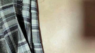 Classmate Turns 18 and We Skip School for Creampie Dripping Latina Uniform Fuck