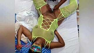 prostitute cums hard during intense oral play