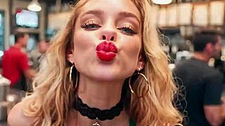 I'm a sexy 3D anime waitress serving up fun in the cafe