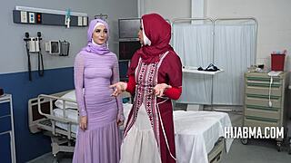 arab wife doctor impregnates curvy hijab patient