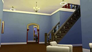 Hot blonde teen lures colleague home for big cock study break creampie