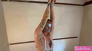 hey bound slut do you love being treated like a worthless trash humiliation toy