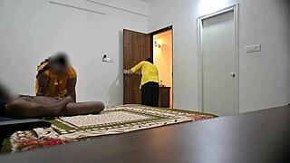 Tears of passion from deepthroat blowjob turning into hardcore maid room fuck