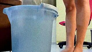 Pussy squirts wildly in intense cunilingus licking masturbation frenzy