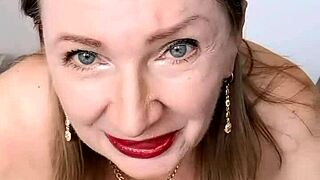busty mature delivers dangerous promises with lingerie toy play pov