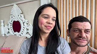 Watch milf ride huge cock while cuckold husband watches?