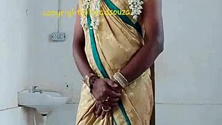 hey indian crossdresser lara dsouza teases in hot saree
