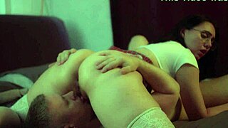 pervy guy laps milf pussy driving her wild real orgasm