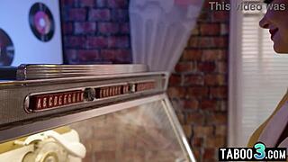 ebony teen 18+ devours blonde milf's juicy pussy hungrily