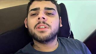 Naughty dirty talk fuels pretty solo masturbation facial cumshot
