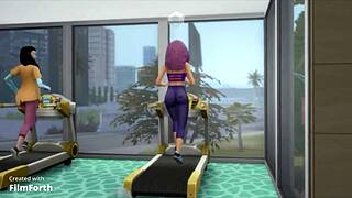 imagine your wife sweating through that intense gym workout with a stranger watching close