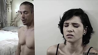 Virgin Babysitter Begs Mr B for Big Cock Despite Natural Small Tits Fantasy