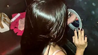 Tanned Latina Milf Devours Glory Hole Cock!