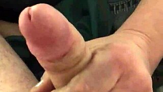 Girlfriend Boldly Strokes Big Cock in First Prostate Play!