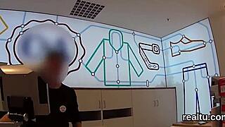 Czech beauty tempted shopping then POV shagged hard