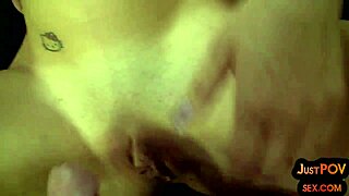 I admire this beautiful babe's intimate POV moments with her couple before riding