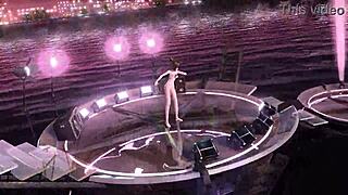 sakine meiko bares huge asian tits and ass in full nude reveal