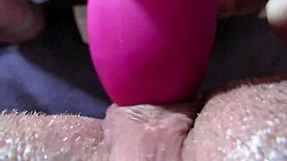intense throbbing big clit orgasm up close