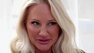 Exchange students shocked by busty mature nuru masseuse session