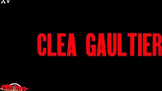 clea gaultier takes multiple bbc dp at wild party watersports