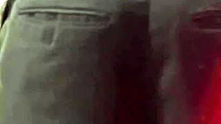 Tearing stockings for double cum in argentinian teacher's tight pussy