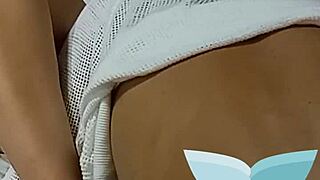 Tearing stockings for double cum in argentinian teacher's tight pussy