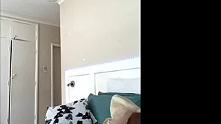 my skinny wife's wet pussy throbs desperately for deep fucking right in the house