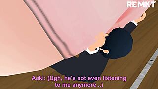 Giantess confesses after-school armpit temptations